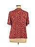 Liz Claiborne Orange Short Sleeve Blouse Size XL - photo 2