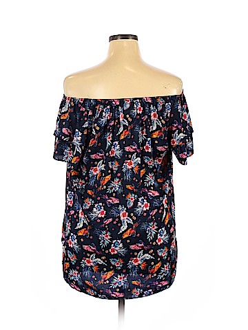 Terra & Sky Short Sleeve Blouse (view 2)