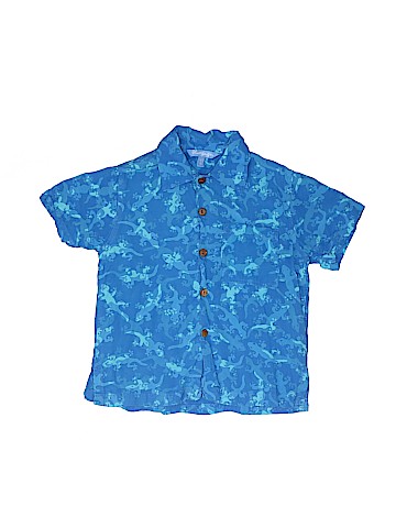 Blue Ginger Short Sleeve Button-Down Shirt (view 1)
