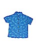 Blue Ginger 100% Rayon Blue Short Sleeve Button-Down Shirt Size 4 - photo 1