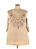Antthony Originals Tan 3/4 Sleeve Top Size 3X - photo 1