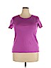 Charter Club 100% Pima Cotton Purple Short Sleeve T-Shirt Size XL - photo 1