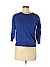 Leo & Nicole 100% Cotton Blue Cardigan Size M (petite) - photo 1
