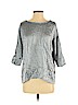 Joie 100% Silk Gray Short Sleeve Silk Top Size S - photo 1