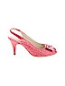 Gianni Bini 100% Leather Pink Heels Size 7 1/2 - photo 1