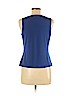 Calvin Klein Blue Sleeveless Top Size M (petite) - photo 2