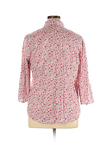 Karen Scott 3/4 Sleeve Button-Down Shirt (view 2)