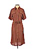 Monteau 100% Rayon Brown Casual Dress Size XS - photo 1