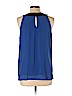 Iz Byer 100% Polyester Blue Sleeveless Blouse Size L - photo 2