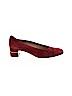 Salvatore Ferragamo 100% Suede Red Heels Size 7 1/2 - photo 1