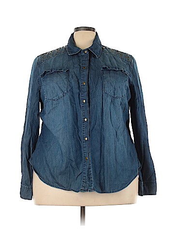 INC International Concepts Long Sleeve Blouse (view 1)