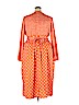 Unbranded 100% Polyester Orange Casual Dress Size 2X - photo 2