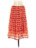 Lafayette 148 New York 100% Cotton Red Casual Skirt Size 2 - photo 2