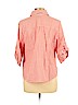 Liz & Co 100% Cotton Red 3/4 Sleeve Button-Down Shirt Size 1X - photo 2