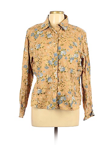 Lemon Grass Long Sleeve Button-Down Shirt (view 1)