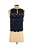 Monteau 100% Cotton Blue Sleeveless Top Size S - photo 2