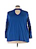 Lane Bryant Blue Pullover Sweater Size 28 - 26 Plus - photo 1