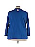 Lane Bryant Blue Pullover Sweater Size 28 - 26 Plus - photo 2