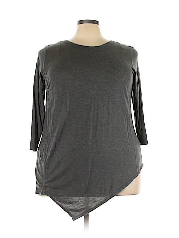 TWO by Vince Camuto 3/4 Sleeve Top (view 1)