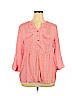 Christopher & Banks Pink 3/4 Sleeve Blouse Size XL - photo 1