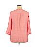 Christopher & Banks Pink 3/4 Sleeve Blouse Size XL - photo 2