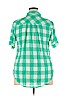 Merona 100% Cotton Green Short Sleeve Blouse Size XXL - photo 2