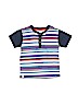 Lucky Brand 100% Cotton Blue Short Sleeve Henley Size 4T - photo 1