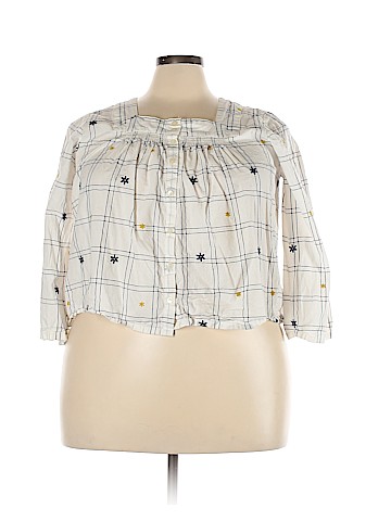 Madewell 3/4 Sleeve Blouse (view 1)