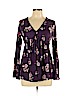 No Boundaries Purple Long Sleeve Top Size L - photo 1