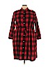 Old Navy 100% Cotton Red Casual Dress Size 3X - photo 1