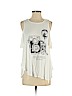Heart Hips Ivory Short Sleeve Top Size S - photo 1