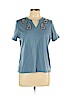 Coral Bay Teal Short Sleeve Top Size L (petite) - photo 1