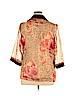 Spago 100% Rayon Tan 3/4 Sleeve Blouse Size 14w - photo 2