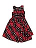 Bloome de Jeune Fille 100% Polyester Checkered-gingham Red Special Occasion Dress Size 5 - photo 2