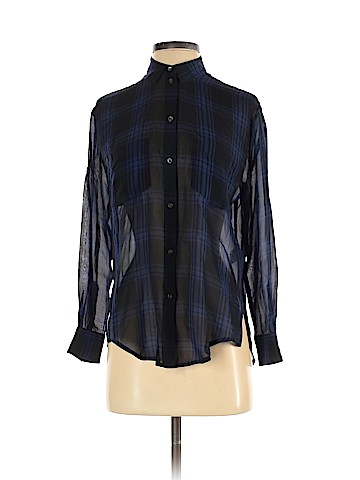 Madewell Long Sleeve Silk Top (view 1)