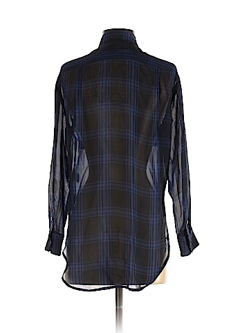 Madewell Long Sleeve Silk Top (view 2)