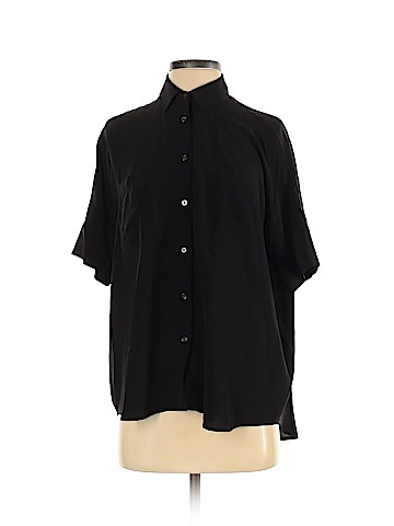 Madewell Short Sleeve Silk Top (view 1)