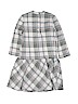 Janie and Jack 100% Cotton Checkered-gingham Gray Dress Size 6 - photo 2