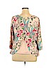 Charter Club Pink Long Sleeve Blouse Size 0X - photo 2