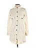 Zara 100% Cotton White Casual Dress Size XS - photo 1