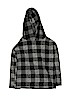 Crazy 8 100% Polyester Checkered-gingham Gray Pullover Hoodie Size S (youth) - photo 1