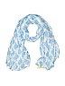 Rock Flower Paper 100% Cotton Print Blue Scarf One size - photo 1