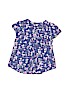 OshKosh B'gosh 100% Cotton Blue Short Sleeve Blouse Size 4T - photo 1