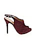 Tesori Burgundy Heels Size 8 - photo 1