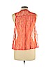 Sandro 100% Polyamide Red Sleeveless Top Size Lg (3) - photo 2