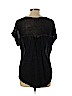 Mudd 100% Polyester Black Short Sleeve Blouse Size L - photo 2