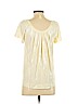 Alberta Ferretti 100% Rayon Ivory Short Sleeve Blouse Size EU (IT) 42 / US 6 - photo 2