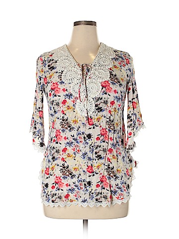 Unbranded 3/4 Sleeve Top (view 1)