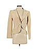 Valentino 100% Silk Tan Silk Blazer Size 8 - photo 1