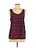 Mossimo 100% Polyester Purple Sleeveless Blouse Size M - photo 1
